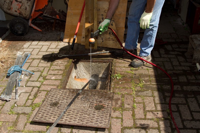 Drain work in progress in Belgravia